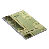 Modern Geometric Muslim Notizblock (Rechte Seite)