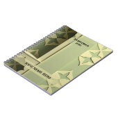 Modern Geometric Muslim Notizblock (Linke Seite)