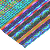 Modern Geometric Pastel Vintage  Kurzer Tischläufer (Ecke)