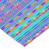 Modern Geometric Pastel Vintage  Kurzer Tischläufer (Ecke)