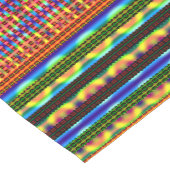 Modern Geometric Pastel Vintage  Kurzer Tischläufer (Ecke)