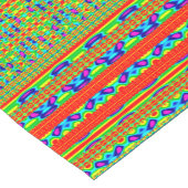 Modern Geometric Pastel Vintage  Kurzer Tischläufer (Ecke)