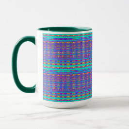 Modern Geometric Pastel Vintage  Tasse
