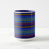 Modern Geometric Pastel Vintage  Tasse (Zentrum)