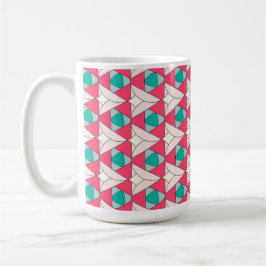 Modern Geometric Pattern Coffee Mug Kaffeetasse