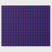 Modern Geometric Purple Gift Wrap with Lumineszenz Geschenkpapier (Flach)