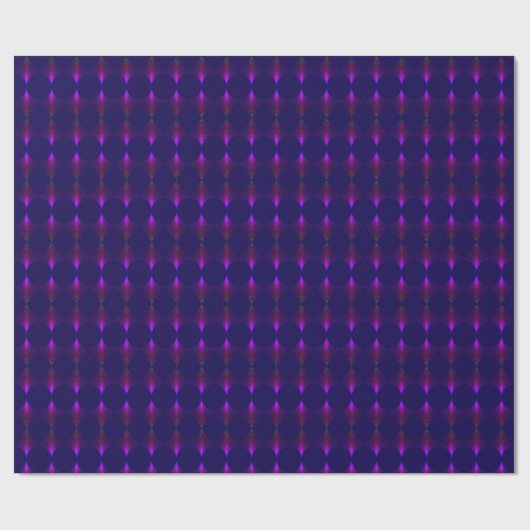 Modern Geometric Purple Gift Wrap with Lumineszenz Geschenkpapier (Flach)
