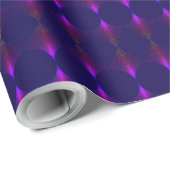 Modern Geometric Purple Gift Wrap with Lumineszenz Geschenkpapier (Rolleneckpunkt)