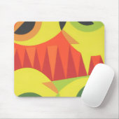 Modern Geometric Shapes Mousepad (Mit Mouse)