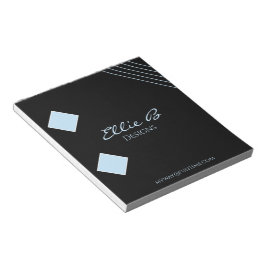 Modern Geometric Sleek Minimalist  Notizblock