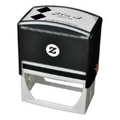 Modern Geometric Sleek Minimalist  Permastempel (Produkt)