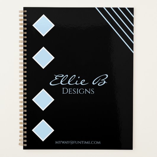 Modern Geometric Sleek Minimalist  Planer (Vorderseite)