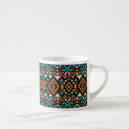 Modern Geometric Southwest Style  Espressotasse (Rechts)