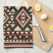 Modern Geometric Southwest Style Geschirrtuch (Viertel Falte)