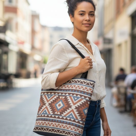 Modern Geometric Southwest Style Tasche