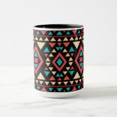 Modern Geometric Southwest Style Tasse (Zentrum)