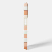 Modern Geometric Square Case - Terracotta, Cream  (Rückseite / Rechts)