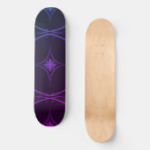 Modern Geometric Star Skateboard (Vorderseite)
