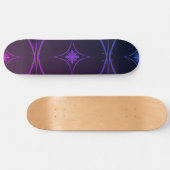 Modern Geometric Star Skateboard (Horizontal)