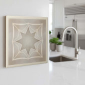 Modern Geometric Starburst Pat#28 Greige ID1192 Fliese