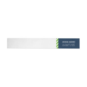 MODERN GEOMETRIC Streifen trendy nfl green marineb