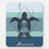 Modern Geometric Turtle Personalized Mousepad (Vorne)