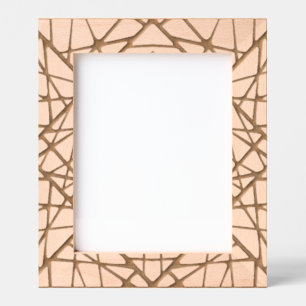 modern geometrisch geätzte rahmen