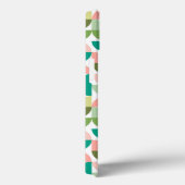 Modern geometrisch grün & peach Case-Mate iPhone hülle (Rückseite / Rechts)