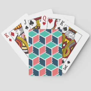 Modern geometrische Colour Cube Poker Cards - Stil Spielkarten