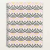 Modern geometrische Fliesen Dreieck Muster Pink Sc Planer (Vorderseite)