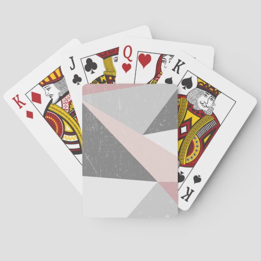 Modern geometrische Playing Cards Spielkarten (Rückseite)