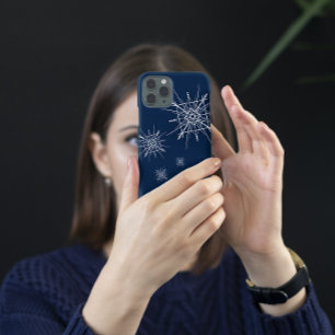 Modern Geometrische Schneeflocken Winter Case-Mate iPhone Hülle