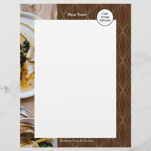 Modern Geometry Brown Flyer (Vorne)