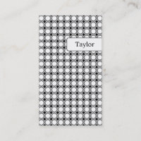 Modern Geometry Business Cards - Schwarz