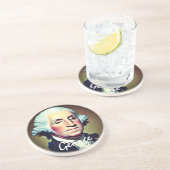 Modern George Washington Getränkeuntersetzer (Seite)
