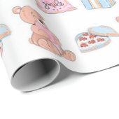 Modern Geschenkpapier (Rolleneckpunkt)