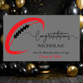 Modern Geschlossen Athlete Herzlichen Glückwunsch Banner