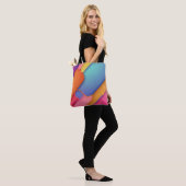 Modern gestaltete Falten von Pastellfarben Tasche (Am Model)