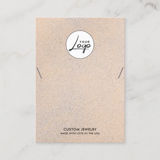 Modern gestaltete Logo-Necklace-Armband-Display-Ka Visitenkarte (Vorderseite)