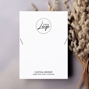 Modern gestaltete Logo-Necklace-Armband-Display-Ka Visitenkarte