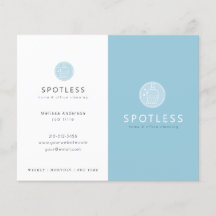 Modern gestaltetes Logo Blue Clearing-Merkblatt