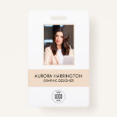 Modern gestaltetes Logo für das Foto "Creme Employ Ausweis (Vorderseite)