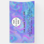 Modern gestaltetes Logo für die weibliche Geschäft Banner (Vertikal)