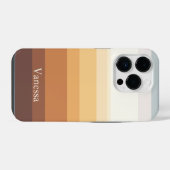 Modern gestreift iPhone hülle (Rückseite (Horizontal))