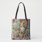 Modern gestreift mit Gnom Tasche (Vorderseite)