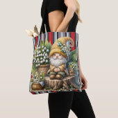 Modern gestreift mit Gnom Tasche (Von Nahem)