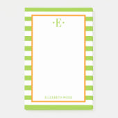 modern gestreift post-it klebezettel (Vorderseite)