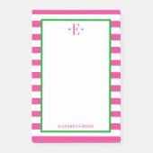 modern gestreift post-it klebezettel (Vorderseite)