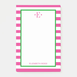 modern gestreift post-it klebezettel