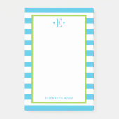 modern gestreift post-it klebezettel (Vorderseite)